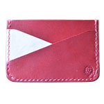 電車・バスパスケース（２ポケット - オーバーラップデザイン）<br />Train/Bus Pass Case (2 pockets - diagonal design)